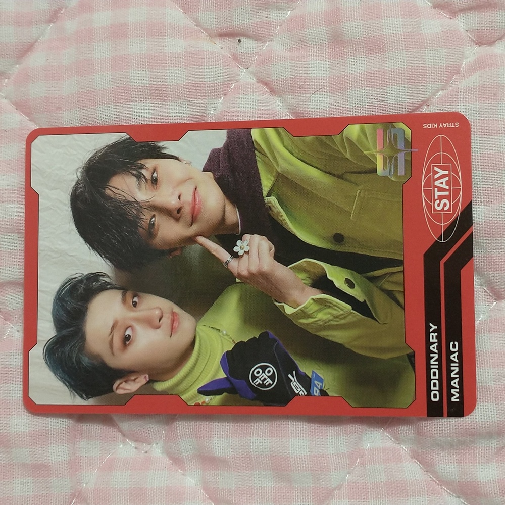 Stray Kids Oddinary POB Trading Photocard (Bangchan + I.N)
